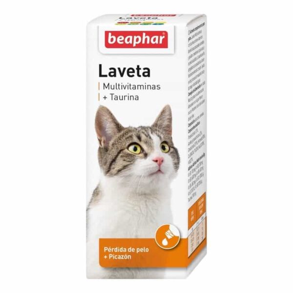Beaphar Laveta Gato con Taurina 50ml - Imagen 1