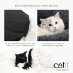 Catit Cama Fluffy Gato Blanca - Imagen 5