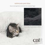 Catit Cama Fluffy Gato Blanca - Imagen 3
