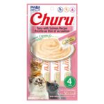 Inaba Churu Gato Sabor Atún y Salmon 4 Tubos