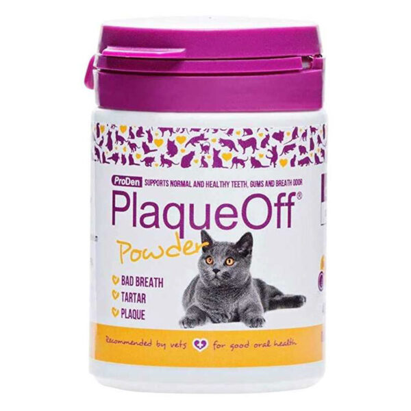 PlaqueOff Polvo Removedor de Sarro para Gatos 40Grs - Imagen 1