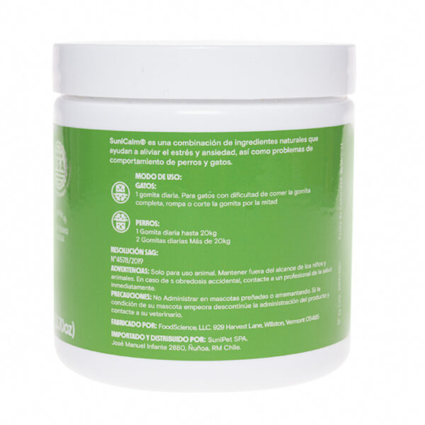 SuniCalm Masticable Antiestress Perro y Gatos 70 Gomitas - Imagen 3