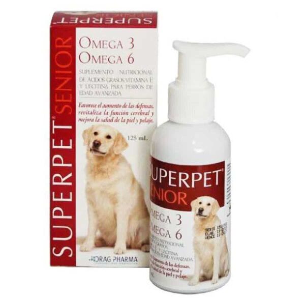 Superpet Omega 3 y 6 Perro Senior 125ml - Imagen 1