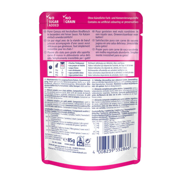 Vitakraft Poesi Delice Gato Sabor Carne 85gr 2