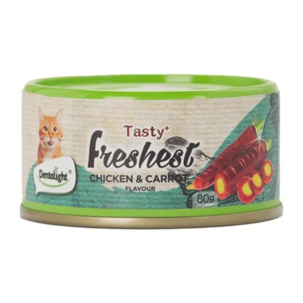 Dentalight Lata Tasty Freshest Pollo y Zanahoria 80gr - Imagen 1