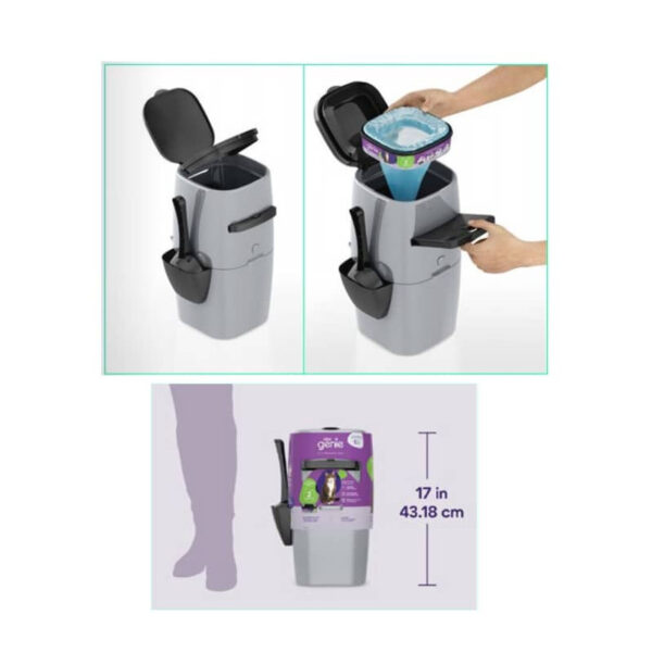 Litter Genie Cat Litter Locker Basurero Con Pala - Imagen 4