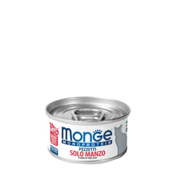 Monge Lata Flakes de Carne 80gr - Imagen 1